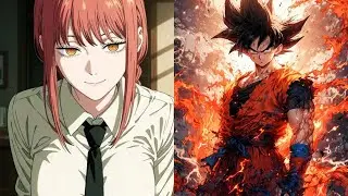 Goku in Chainsaw Man | Goku x Makima | One-Shot