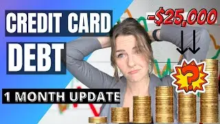 1 Month DEBT UPDATE // Paying Off CREDIT CARD Debt - March 2021 Financial Report