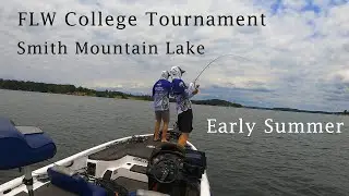 FLW College Tournament Smith Mountain Lake Bass Fishing