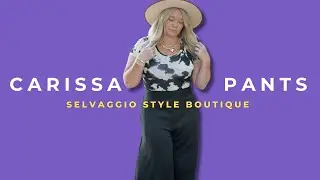 New York Run Way Fashion exclusive meet the @LuLaRoe Carissa Pants - style and fit video