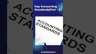 Key Accounting Standards (Part - 2) #youtubeshorts #education #accountingstandard #commmerce