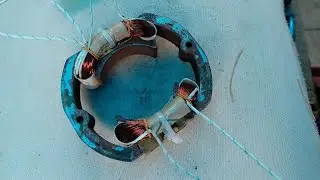 Heavy duty mixer coil rewinding..