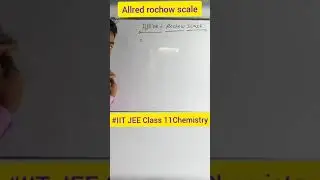 Allred rochow scale ,#IIT JEE + others competitive
