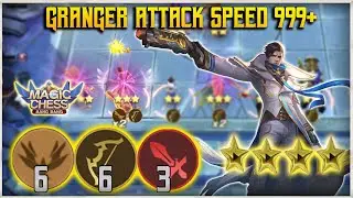 GRANGER ATTACK SPEED 99+ COMBO 6 ARCHER 6 LIGHBORN 3 WM - MAGIC CHESS BANG BANG