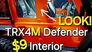 SUPER SCALE TRX4M Defender Interior CHEAP!