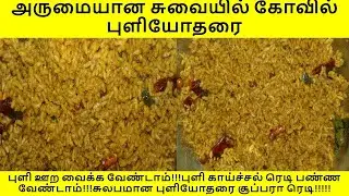 INSTANT PULIYOTHARAI MIX|TEMPLE STYLE TASTY PULIYOTHARAI WITHOUT SOAKING TAMARIND|கோவில் புளியோதரை!!