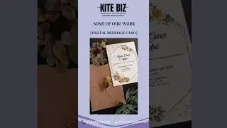 DIGITAL MARKETING MARRIAGE INVITATION CARD DESIGN #kiteofficial #desing  #digitalmarketing