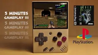 5 minutes gameplay of Alien Trilogy on Miyoo Mini! WOW!