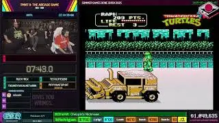 [RU] Teenage Mutant Ninja Turtles 2: The Arcade Game [Any%] от @BookOfGaming - #SGDQ2025