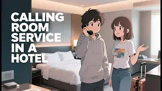 Daily English Conversation | Calling Room Service in a Hotel #dailyenglish  #easyenglish
