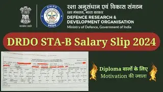 DRDO STA-B Salary Slip 2024, #drdo_is_salary_slip_2024