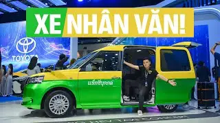 Ngồi thử xe concept Taxi Hybrid d&agrave;nh ri&ecirc;ng cho thị trường Th&aacute;i Lan: Phục vụ được cả người đi xe lăn