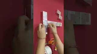 DIY 3D number Decor 😱 #shorts #viral #diy #handmade #youtubeshorts #3d