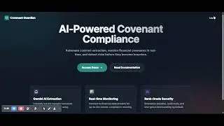 CovenantGuardianhackatoon  Unlock the Future of Financial Compliance with Covenant Guardian!