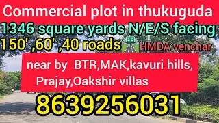 Commercial plot in thukuguda 1346 square yards 8639256031