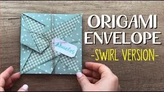DIY: ORIGAMI ENVELOPE - SWIRL VERSION