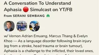 A conversation To Understand Aphasia