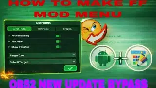 How To Make Free Fire Mod Menu || OB52🔥 Update Mod Menu Kaise Banaen | Free Fire Hack KaiseBanaen✅