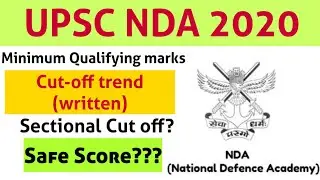 NDA 2020 CUT OFF | NDA strategy| Gyanematics