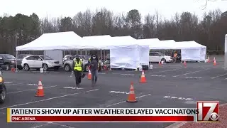 Digital Desk: Make-up day at PNC Arena after weather delayed vaccinations last week