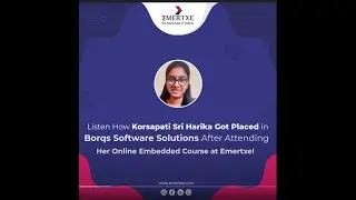 Online Embedded Systems Course | Student Review | Sri Harika placed at Borqs Software Solutions