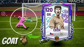 Petr Čech 120 max level card gameplay review in fcmobile26 