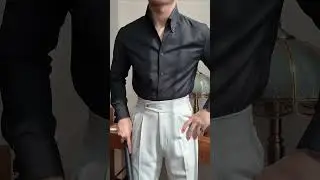 British Shirt with Cufflinks