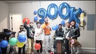WE HAD A 900K SILLY STRING CAKE THROWING PARTY!!!