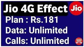 Jio Effect : Now Get Unlimited Data & Calls only in Rs.181 | Vodafone New Plan Rs.181