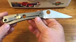1 Minute Overview: Spyderco Chokwe