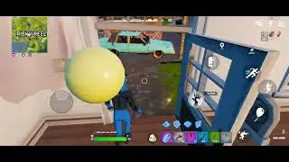 Fortnite blue suit invincible gameplay