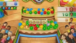 Wii Party U - The Balldozer (Beating Master difficulty by doing nothing in minigames)