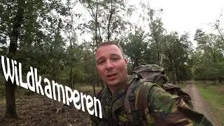 Wildkamperen op de Veluwe. Preppen survival bushcraft Nederland. Outdoor