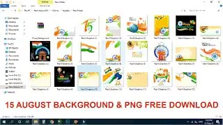 15 August Background & PNG File Free Download