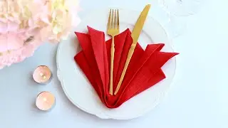Elegant Napkin Folding for Table Setting &ndash; Step-by-Step Tutorial