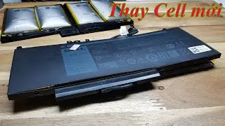 Hướng dẫn phục hồi thay Cell Reset Pin Laptop DELL 5570 62Wh 6MT4T | Repair laptop battery at home
