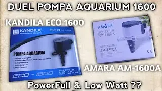 KANDILA ECO 1600 vs AMARA AM 1600 A , Test dorongan air dan Watt Realnya