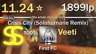 💝11.24⭐Veeti | Tomoya Ohtani - Crisis City (SoInhumane Remix) [The whole city's on fire!] 1899lp SS