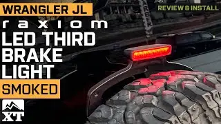 Обзор и установка третьего стоп-сигнала Hyper Flash LED для Jeep Wrangler JL Raxiom Axial Series; тонированный