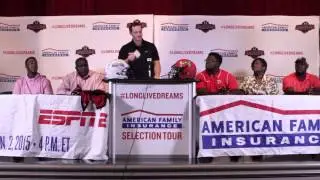 Lester Cotton - American Family Insurance Under Armour All-American Jersey Presentation