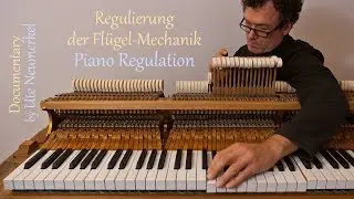 Regulierung der Flügel-Mechanik - Piano Regulation Steps ENGL subt. Couperin Les Coucous bénévoles