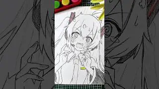 Miku Hatsune drawing#miku #hatsune Hatsune#cherry #ppp
