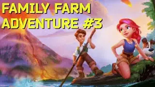 Family farm adventure. Извержение вулкана #3 💥 Relax games