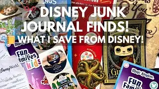 Disney World Ephemera Haul | What I Save for Junk Journals & Scrapbooking Memories