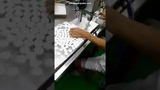 Desktop semi automatic medical glass vial bottle crimping sealing machine testing video
