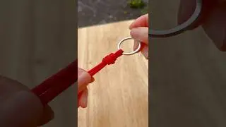 How to tie a Perfect knot for Necklaces/rings/key chains #tutorial #knot