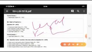 DU LLB ENTRANCE PREVIOUS YEAR PAPER 2019