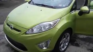 Ford Festiva Paint Code Location