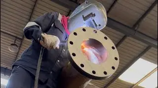 Vessel Mein Laga Pipe 5G Position Welding | Flange Joint | 100% X-Ray Pass TIG Welding