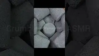 Smokey💨Crispy Gritty Charcoal #asmr #shorts